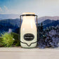 14 oz Milkbottle Candle: Mountain Rain