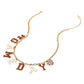 GAME DAY Letter Charm Station Necklace
