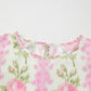 PRETTY BASH Floral Ruffle Short Sleeve Top