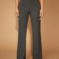 High Waist Straight Leg Pants Women's Work Trousers