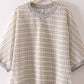 Textured Stripe Knit Top