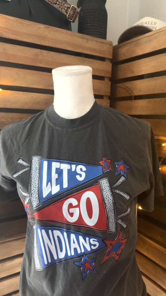 Let’s Go Indians Flag