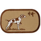 Embroidered Pointer Dog Ducks Patch Iron On