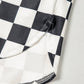 Checkered Print High Waist Casual Shorts