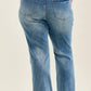 HW Tummy Control Contrast Wash Straight - PLUS