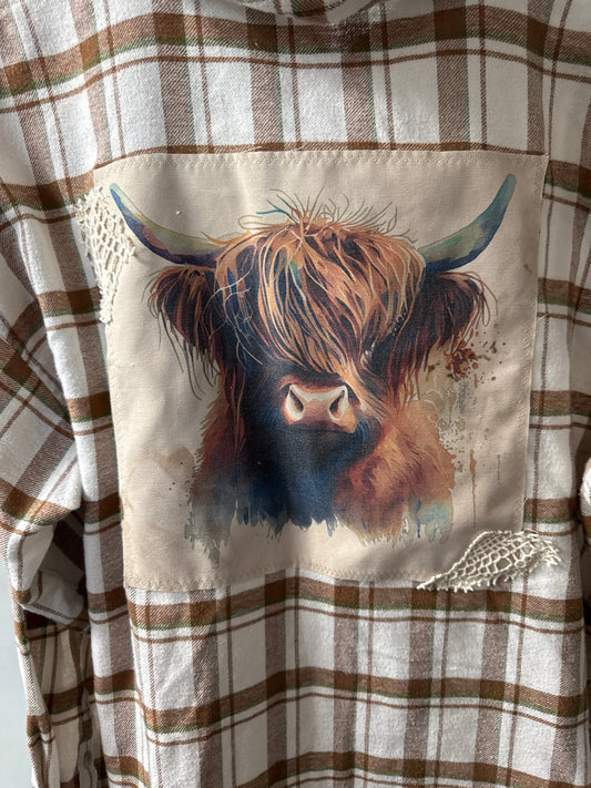 HIGHLAND COW FLANNEL