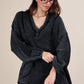 Washed Cotton Gauze Oversized Top Plus Size