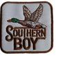 Southern Boy Duck Embroidered Iron On Patch