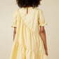 Womens Asymmetric Seam Detail Cinched Cuff Poplin Dress