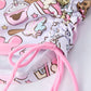 Balloon Print Long Sleeve Girl Swimsuit