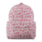 Pink bow children girls back to school backpack