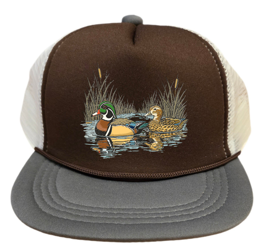 Toddler Kid's Dog Duck Hunting Trucker Hat