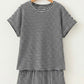 Tiffany White/Black Stripe Set