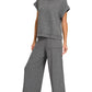 Cotton Slub Tee & Pants 2pc Set  Zenana