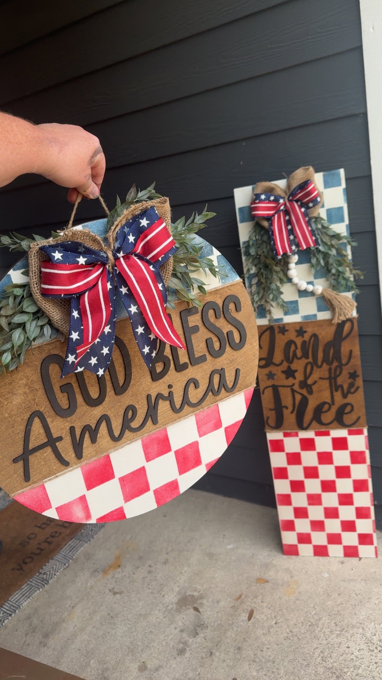 *PRE-ORDER* Patriotic Home Decor Signs