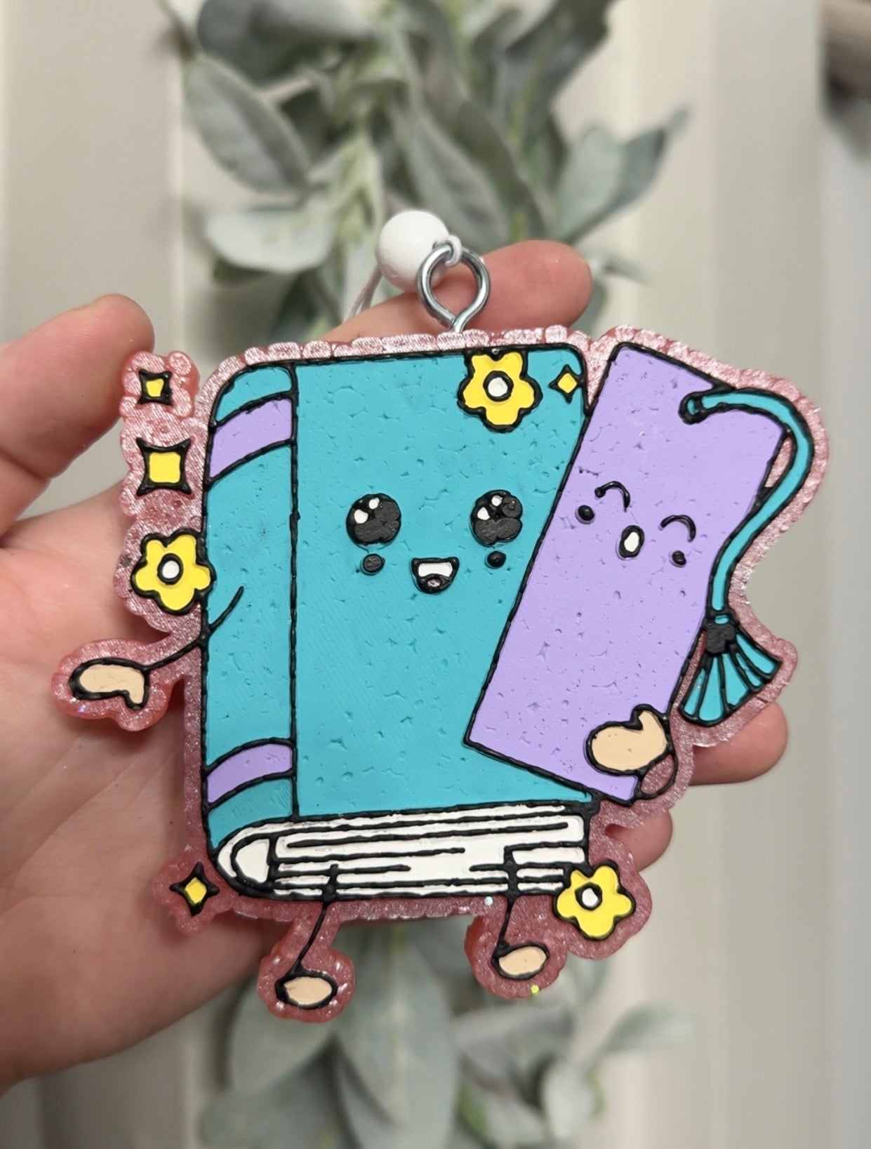 Book w/ Bookmark Freshie