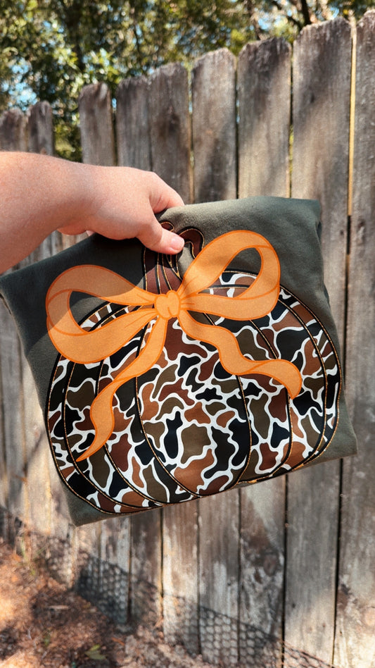 Camo pumpkin T- Shirt