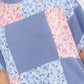 Floral Patchwork Short Sleeve Top