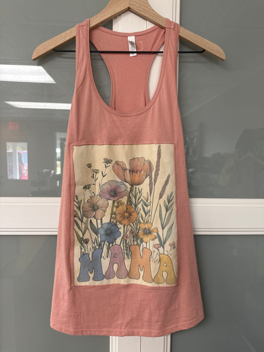 Mama Flower Pink Tank Top