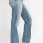 High Waisted Dad Straight Jean