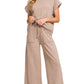 Cotton Slub Tee & Pants 2pc Set  Zenana