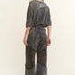 Mineral Washed Lace Top