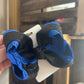 Blue and Black Glitter Bow