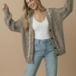 Oversized Chunky Cable Cardigan