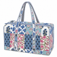 Pastel Blue Patchwork Quilted Bag Print