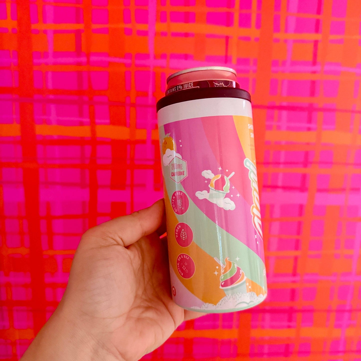 Slim Can Cooler, Sherbet Energy Drink
