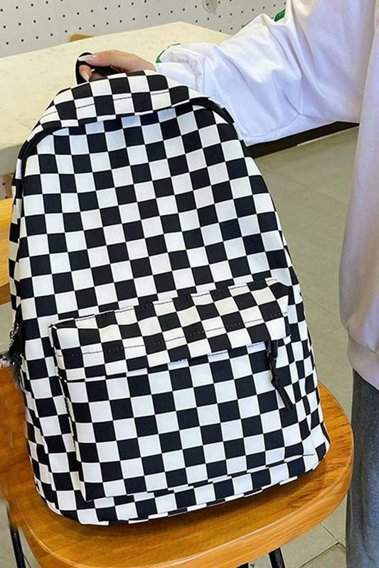 Checkered Backpack