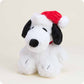 Snoopy with Santa Hat Warmies