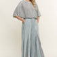Mineral Washed Lace Top