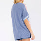 Floral Patchwork Short Sleeve Top