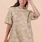 Camo Print Knit Casual Romper