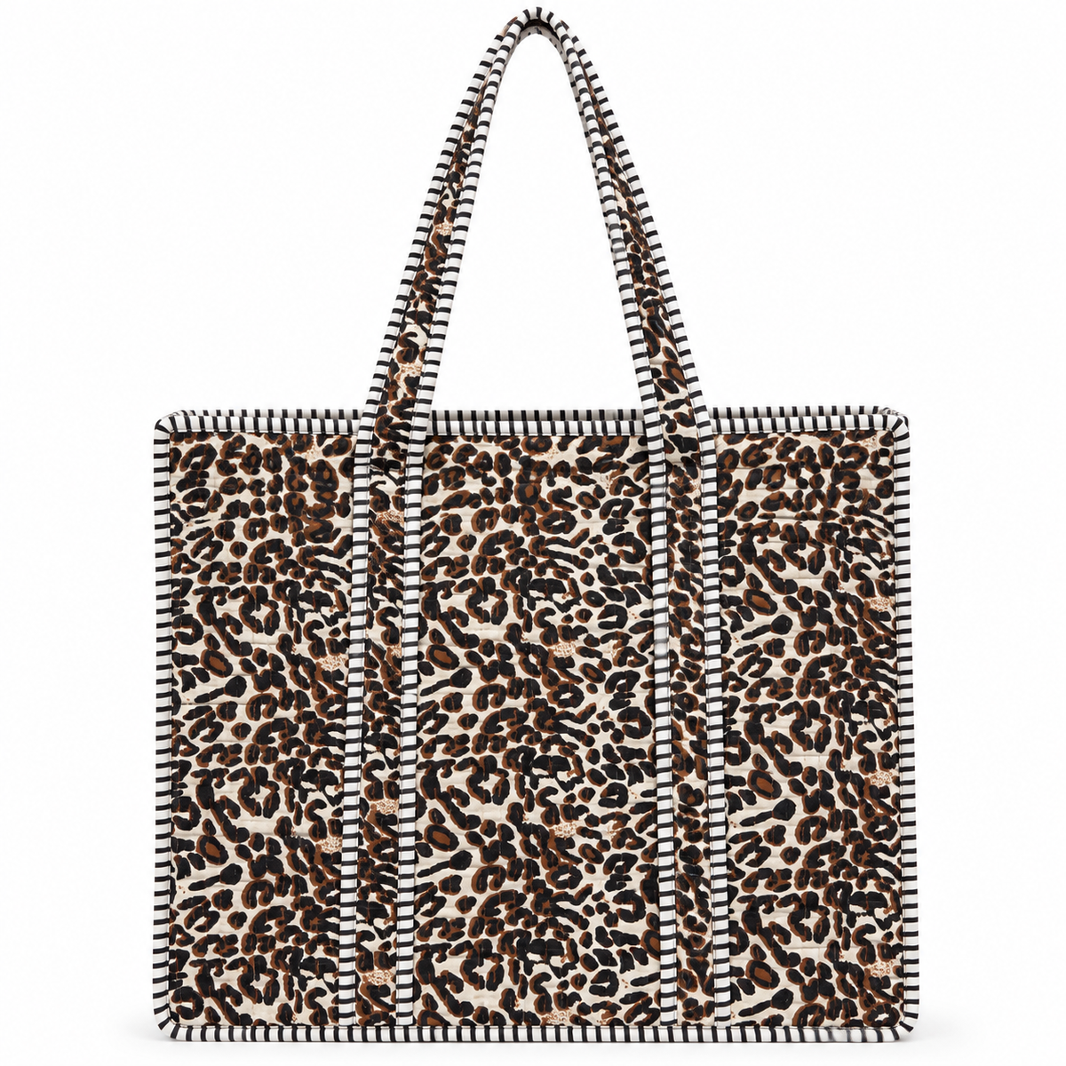 Savannah Leopard Quilted Bag Print