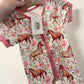 Floral Horse Short Zippy