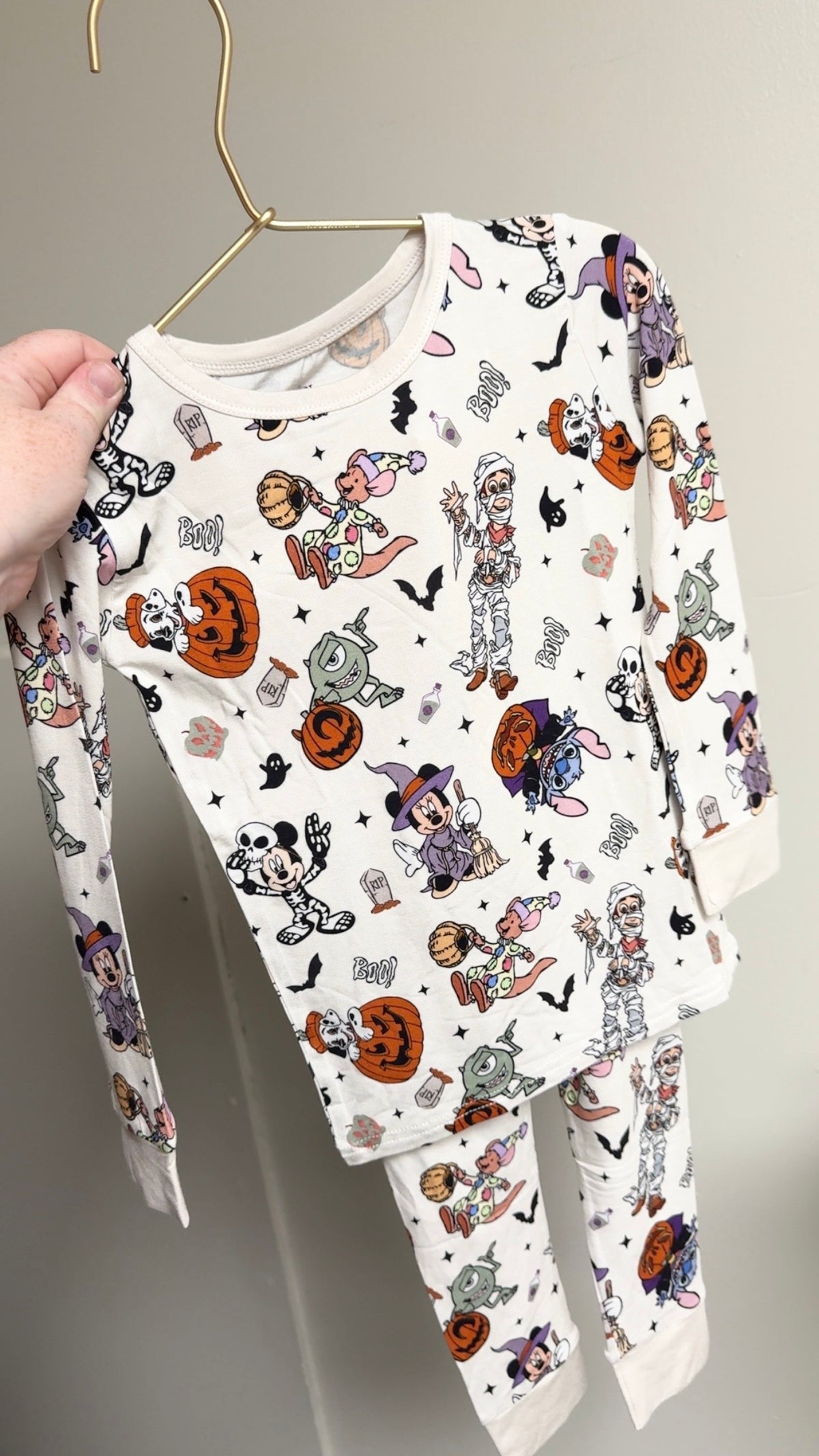 Mouse Halloween Long Loungewear Two Piece
