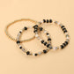 3PCS - Beaded Stretch Multi Layered Bracelets