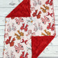 Bow Printed Baby Girls Red Christmas Blanket