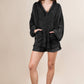 Washed Cotton Gauze Oversized Top Plus Size