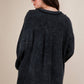 Washed Cotton Gauze Oversized Top Plus Size