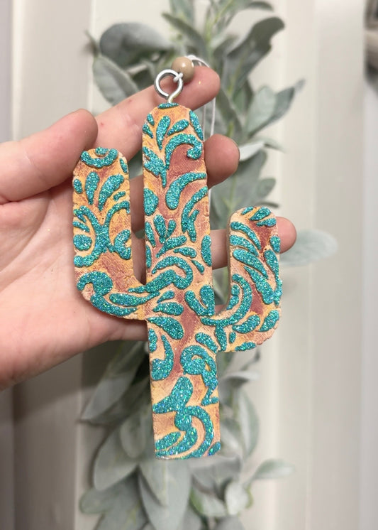 Turquoise Cactus Freshie