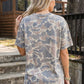 Camouflage High Waist Short Set