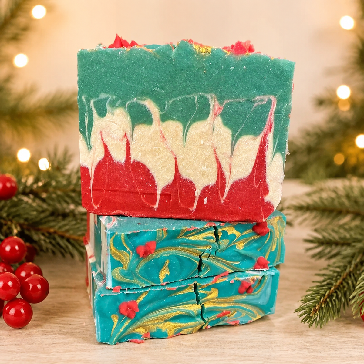 Holly Berry Goat Milk Soap