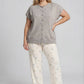 PLUS RAW EDGE SLEEVELESS LIGHTWEIGHT CARDIGAN