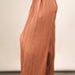 Leopard Print Wide Leg Pleated Pants