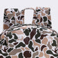 Deer Hunting Print Kids Canvas Backpack