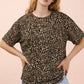 Karen Oversized Leopard Printed Knit Top