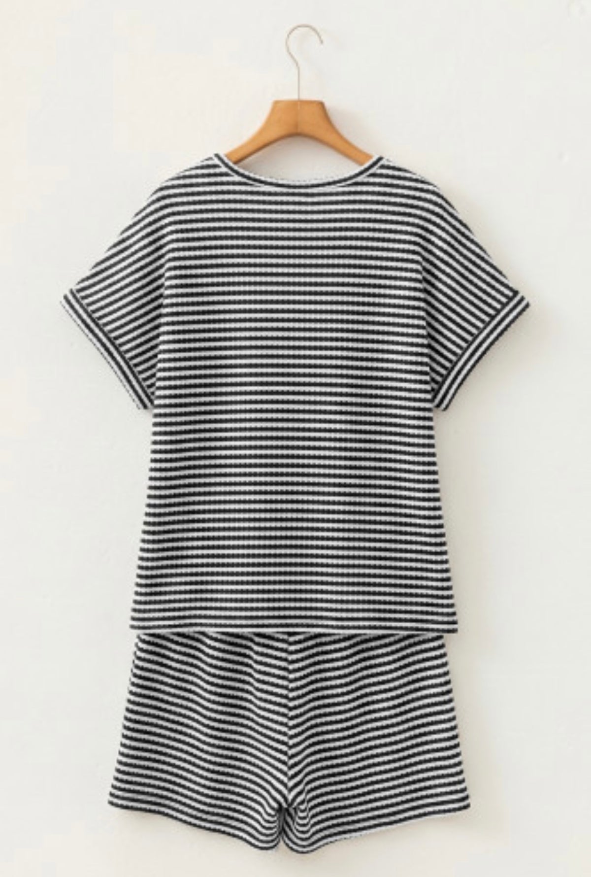 Tiffany White/Black Stripe Set